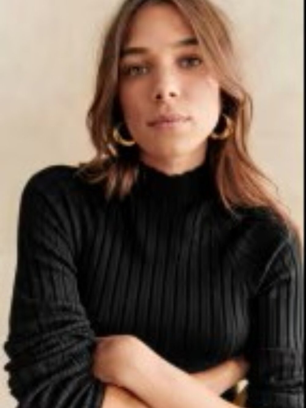 Pair of Sezane Charly, Ecru/Black Sweaters, Woven in France, XL, RARE!
